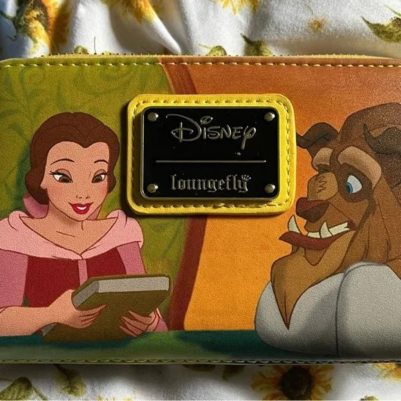 Disney Beauty and the Beast Loungefly and wallet